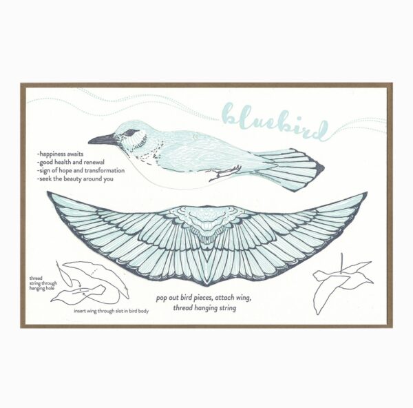 Bluebird Pop-Out Bird Card