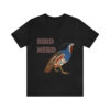 Plumed Partridge Bird Nerd Unisex Tee - Image 4