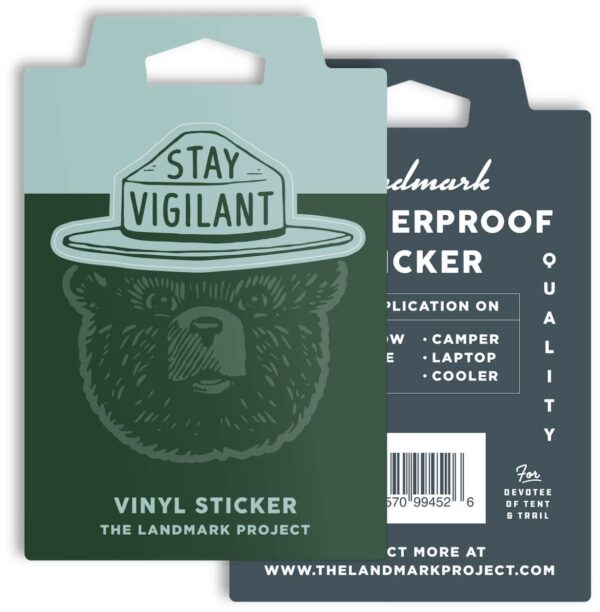Stay Vigilant Smokey Sticker
