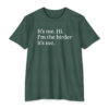 I'm the Birder It's Me Unisex CVC Jersey T-shirt - Image 5