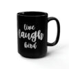 Bird Coffee Mug Black, 15oz - Image 5