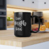 Bird Coffee Mug Black, 15oz - Image 2