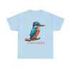 blue kingfisher birding shirt