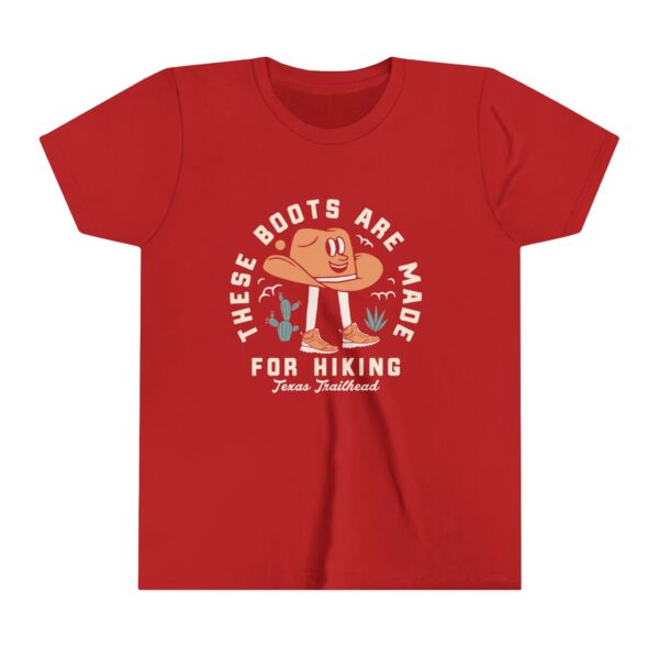 Boots are Made for Hiking Youth Short Sleeve Tee - Image 6